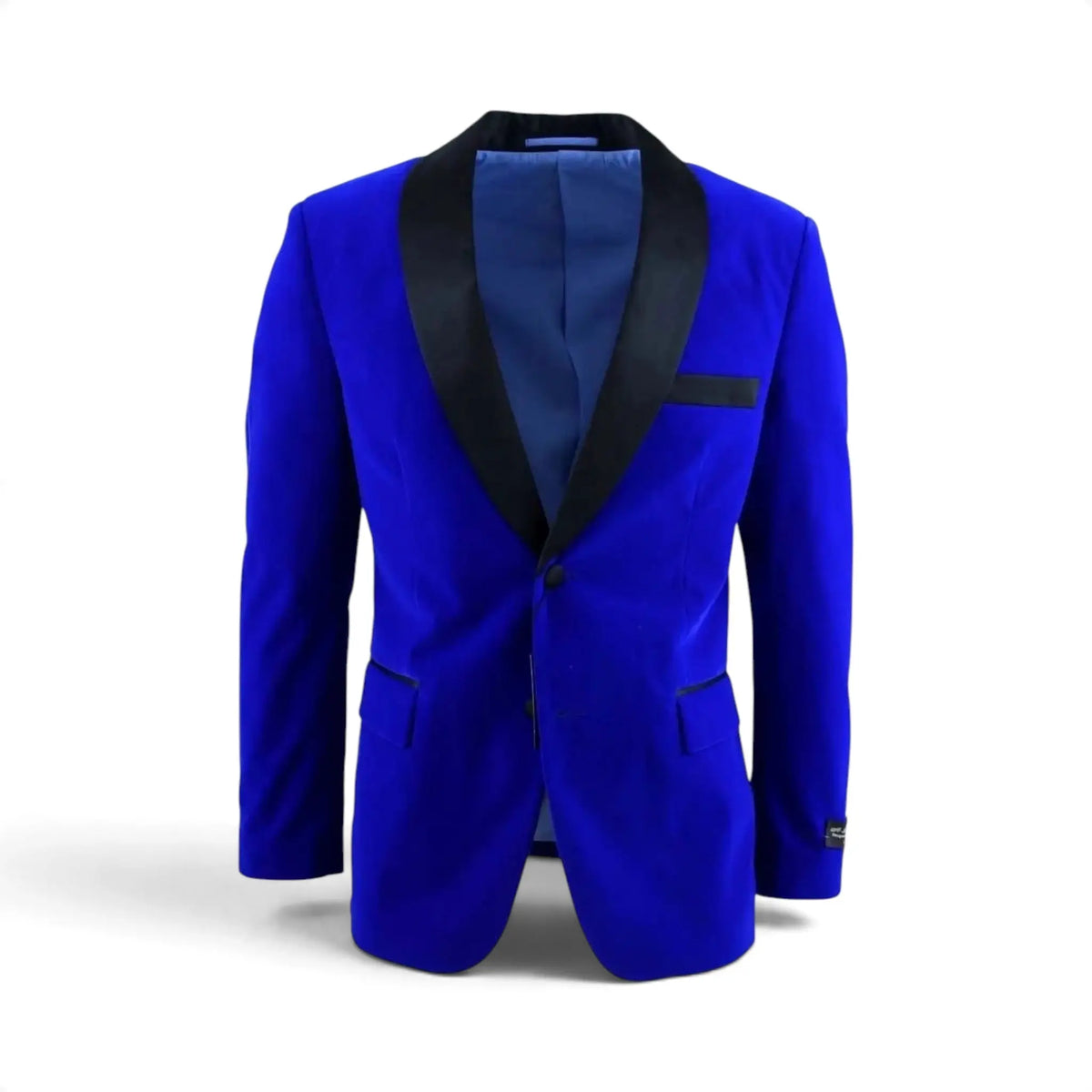 2 Button Velvet Blazer with Satin Lapel M & R Clothing  M & R Clothing Tuxedo-Jackets