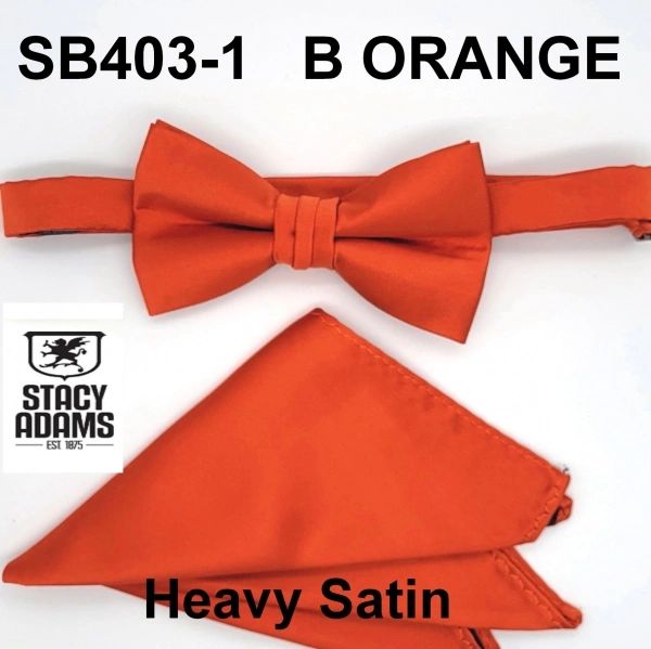 Stacy Adams Solid Bowtie Set HS