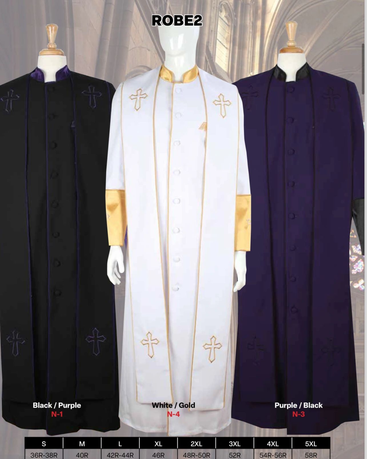 Men’s Cassock Style Robe