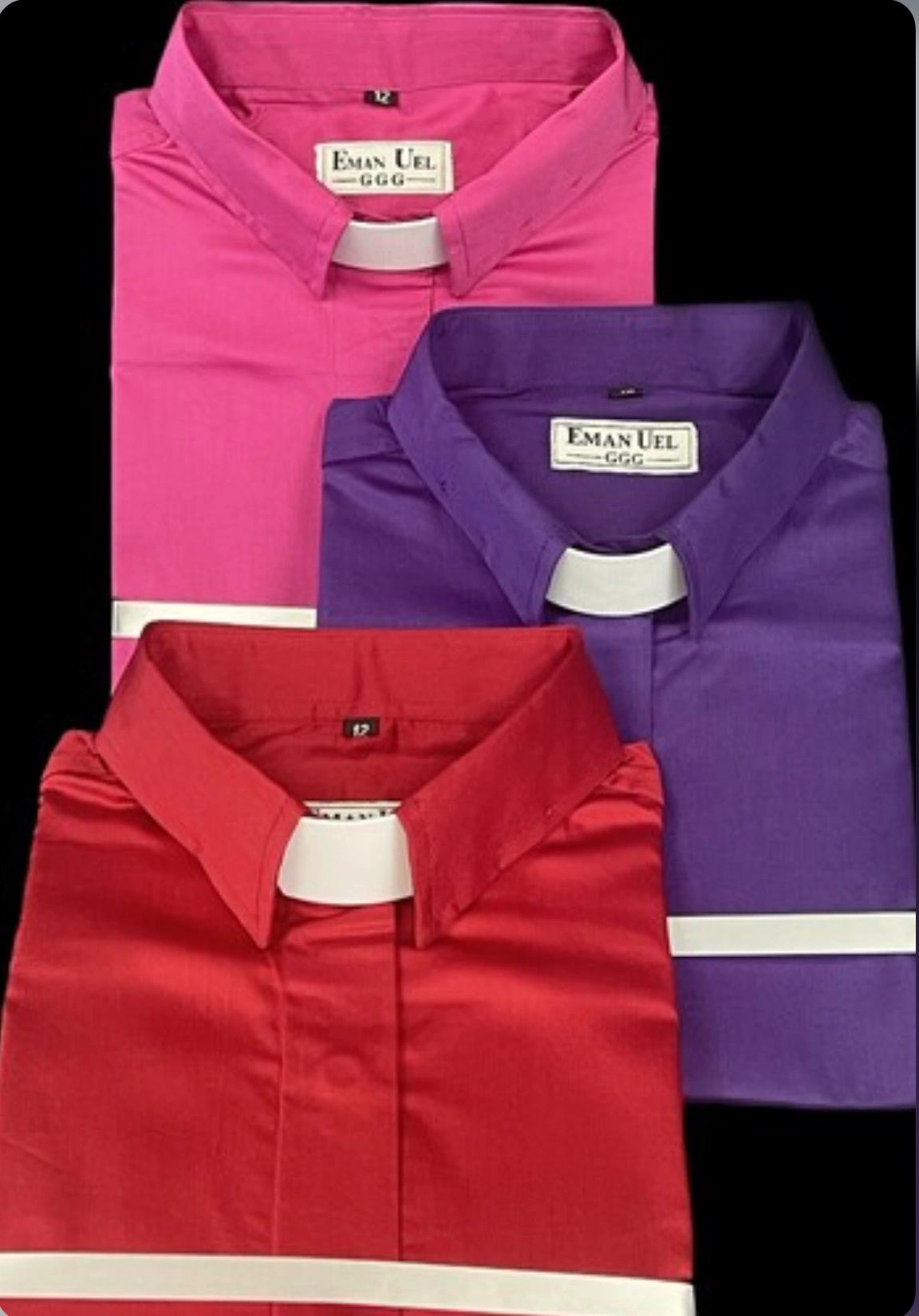 Ladies Short Sleeve Tab Collar Shirt