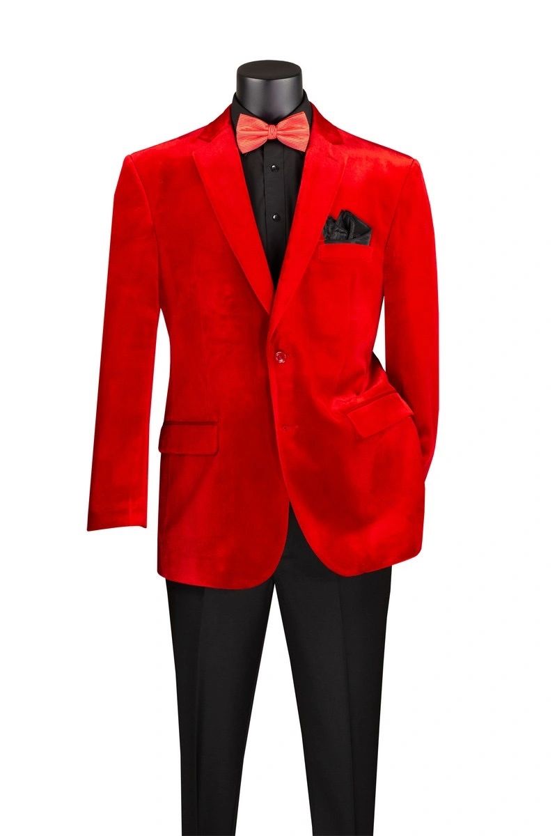 Solid Velvet Blazer