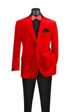 Solid Velvet Blazer M & R Clothing