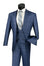 3-PC Plaid With Low Cut DB Vest
