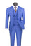 Modern Fit Texture Double Breast Vested Suit