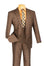 3-PC Plaid With Low Cut DB Vest