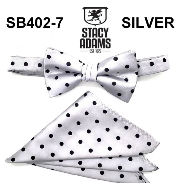 Stacy Adams Polka Dot Bowtie Set