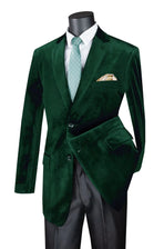 Solid Velvet Blazer M & R Clothing