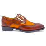 Mikey Augustino Two-Toned Monk Strap Buckle Shoe Augustino