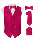 Paisley printed vest set M & R Clothing