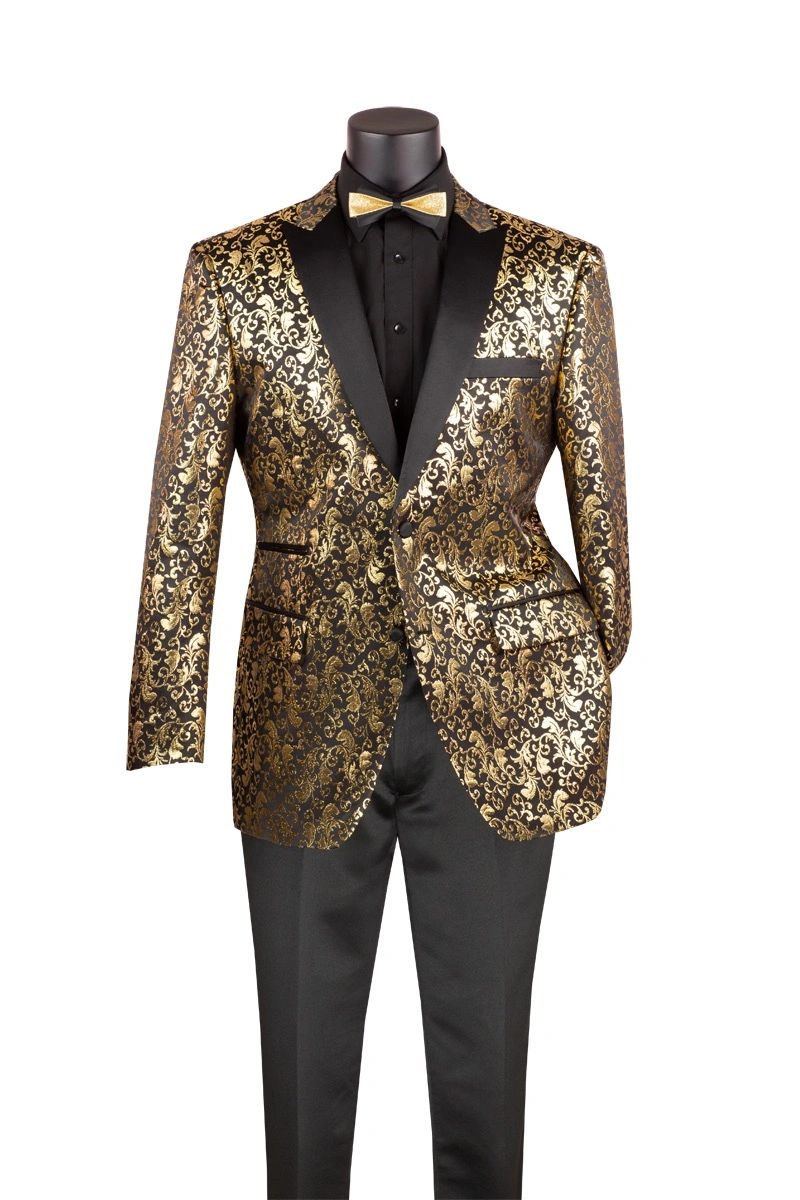 Men's Regular Fit Fancy Pattern Blazer