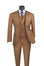 Modern Fit Texture Double Breast Vested Suit