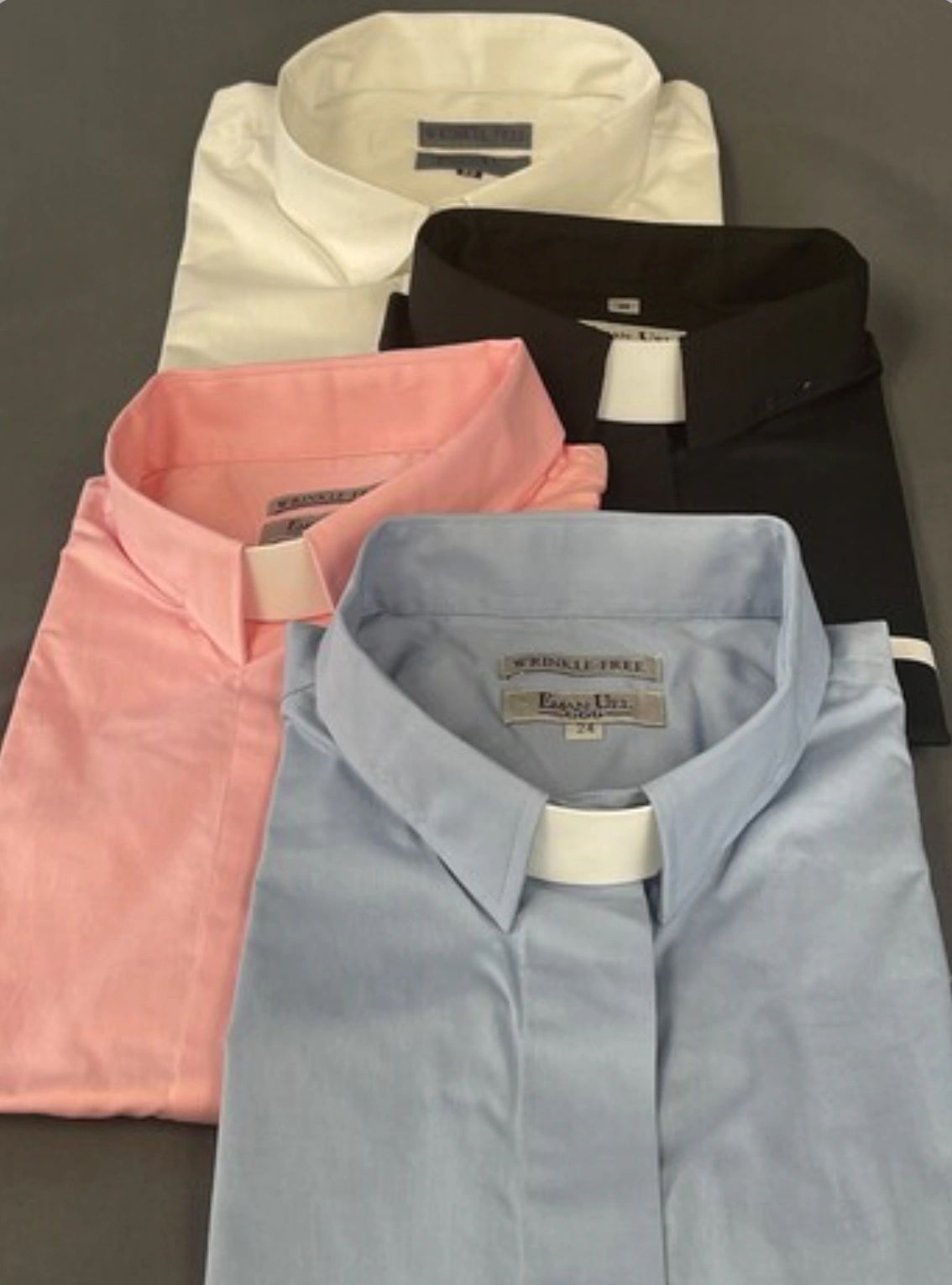 Ladies Short Sleeve Tab Collar Shirt