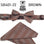Stacy Adams Stripe Wedding Bow Tie Set