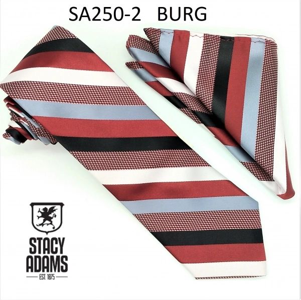 Stacy Adams Stripe Tie Set