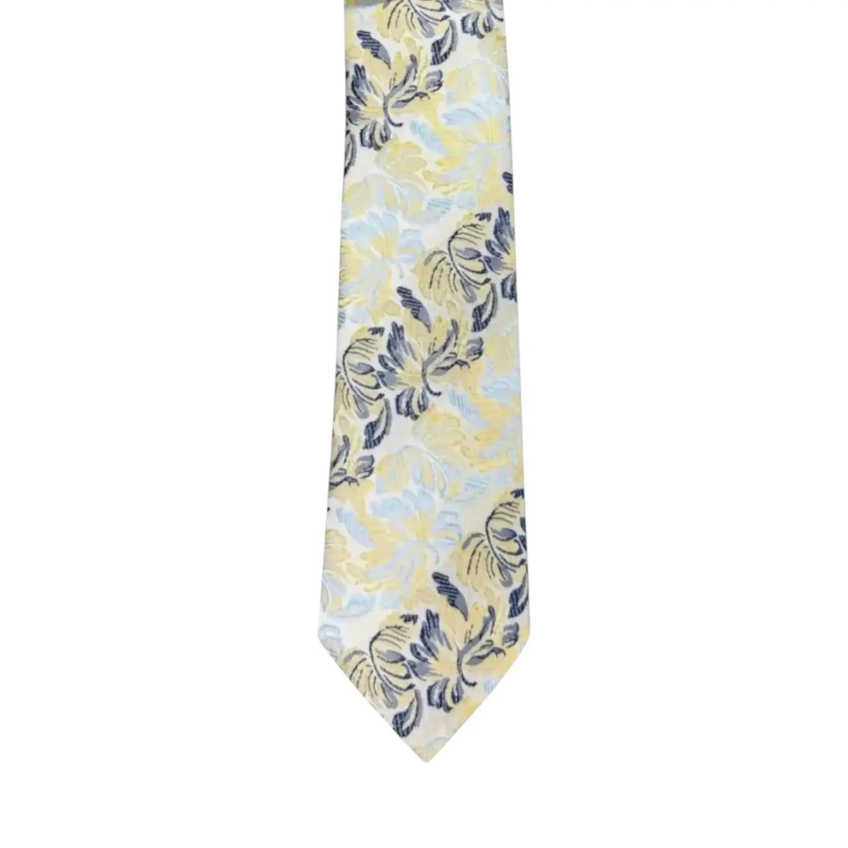 Floral and Geometric Design Augustino Tie and Pocket Square Set Augustino  M & R Clothing Mens-Accessories