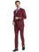Men's Stacy Adams Hybrid-Fit 3pc Notch Lapel Suit Set, Jacket Vest and Pants Stacy Adams  M & R Clothing Mens-Suits