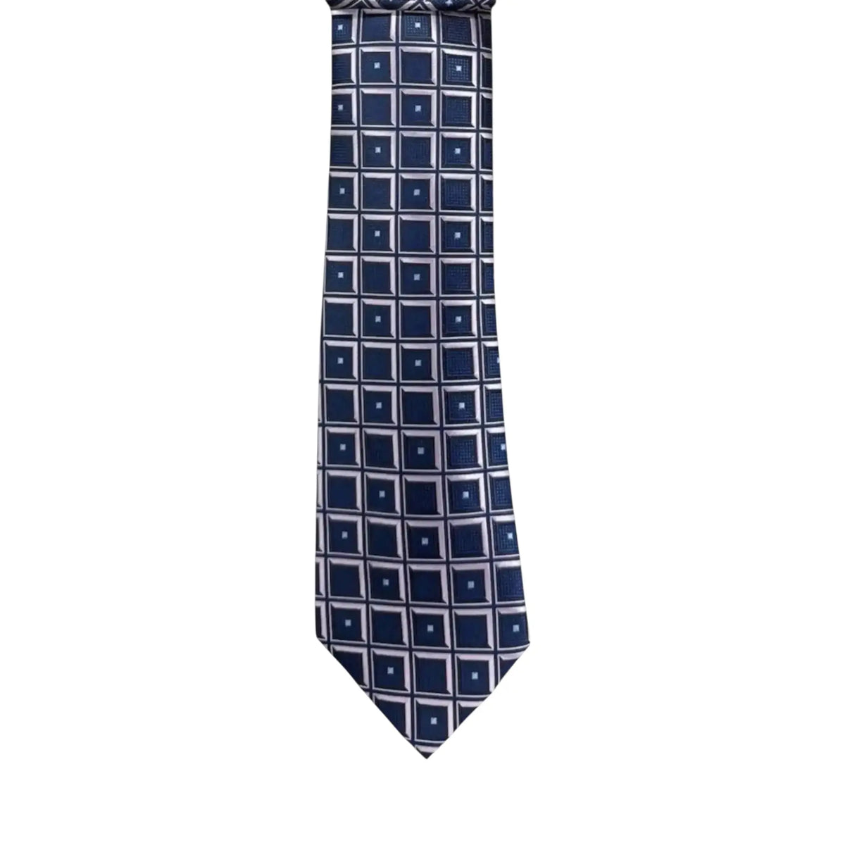Floral and Geometric Design Augustino Tie and Pocket Square Set Augustino  M & R Clothing Mens-Accessories
