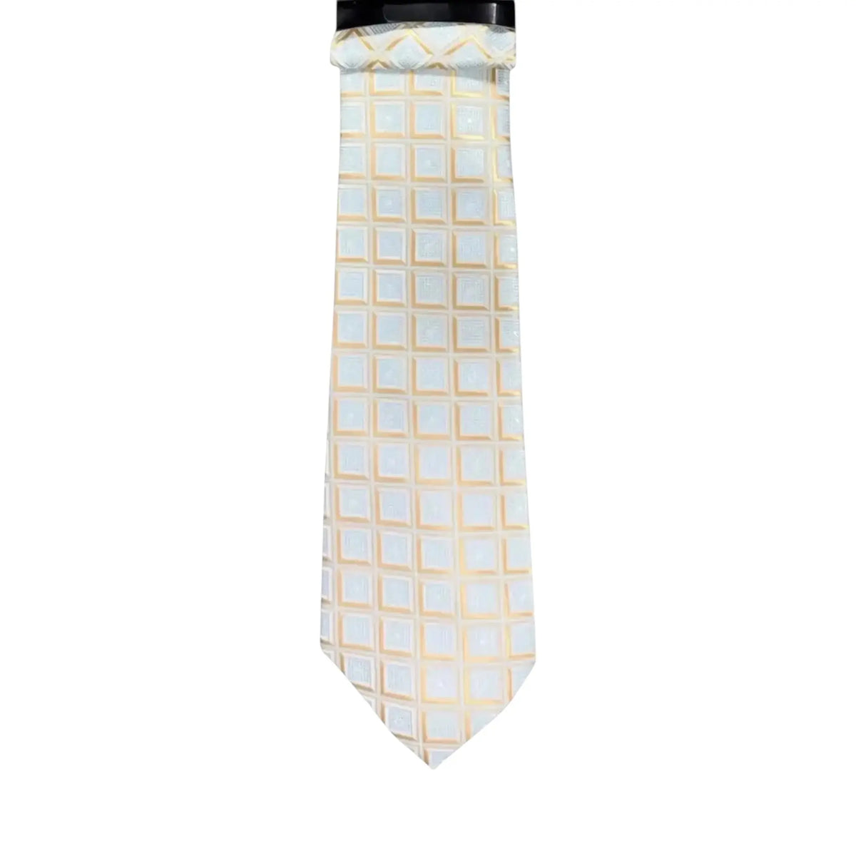 Floral and Geometric Design Augustino Tie and Pocket Square Set Augustino  M & R Clothing Mens-Accessories