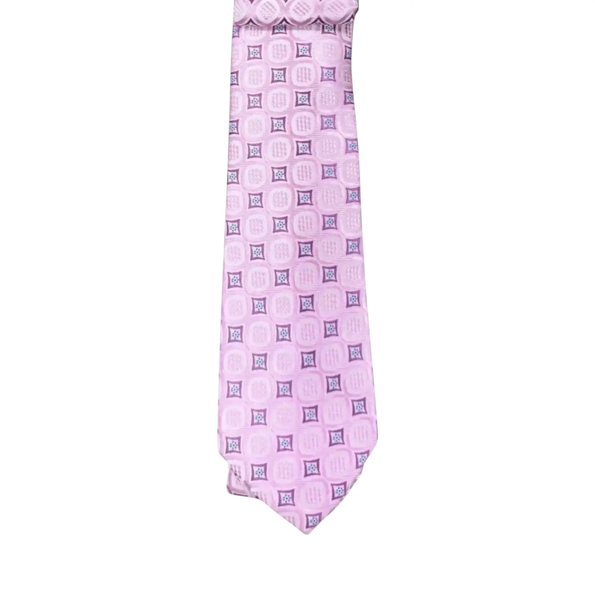 Floral and Geometric Design Augustino Tie and Pocket Square Set Augustino  M & R Clothing Mens-Accessories