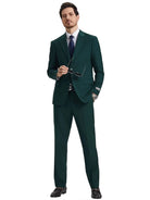 Men's Stacy Adams Hybrid-Fit 3pc Notch Lapel Suit Set, Jacket Vest and Pants Stacy Adams  M & R Clothing Mens-Suits