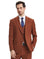 Men's Stacy Adams Hybrid-Fit 3pc Notch Lapel Suit Set, Jacket Vest and Pants Stacy Adams  M & R Clothing Mens-Suits