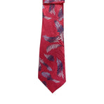 Floral and Geometric Design Augustino Tie and Pocket Square Set Augustino  M & R Clothing Mens-Accessories
