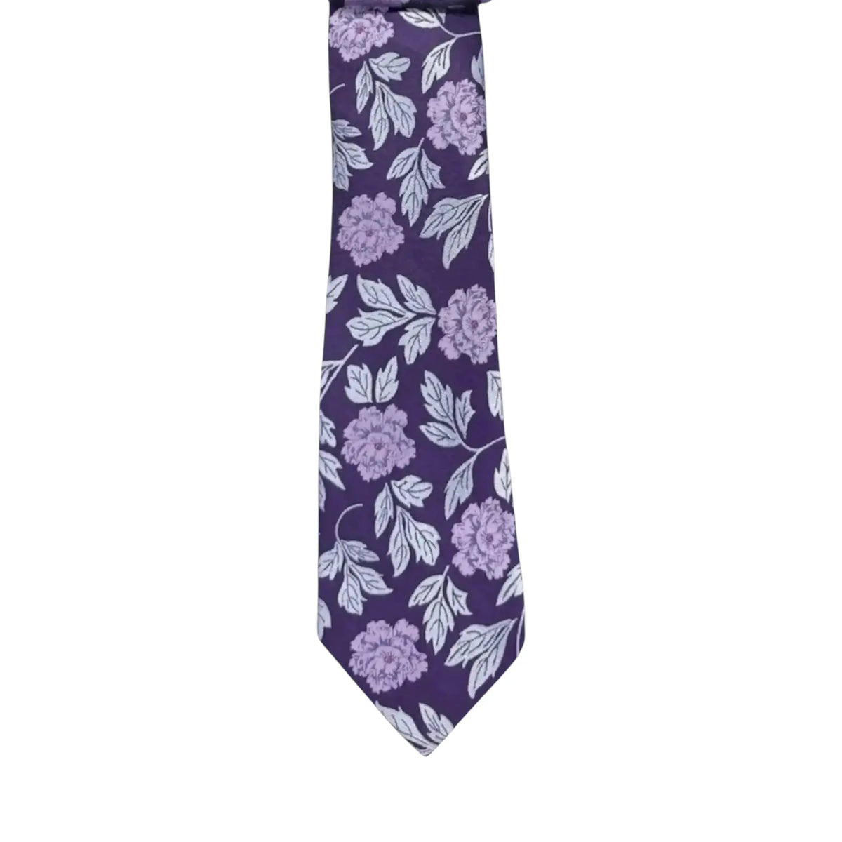 Floral and Geometric Design Augustino Tie and Pocket Square Set Augustino  M & R Clothing Mens-Accessories