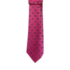 Floral and Geometric Design Augustino Tie and Pocket Square Set Augustino  M & R Clothing Mens-Accessories