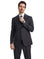 Men's Stacy Adams Hybrid-Fit 3pc Notch Lapel Suit Set, Jacket Vest and Pants Stacy Adams  M & R Clothing Mens-Suits