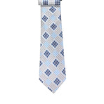 Floral and Geometric Design Augustino Tie and Pocket Square Set Augustino  M & R Clothing Mens-Accessories