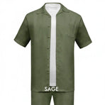 2-Piece Linen Pants Set M & R Clothing