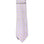 M & R Clothing Augustino tie in light purple and yellow with a geometric square pattern and woven fabric texture.