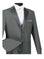 M & R Clothing 2-piece classic grey tuxedo with a white shirt and matching bow tie for formal events.