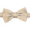 M & R Clothing Stacy Adams pre-tied solid beige bow tie for formal events and weddings