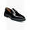 M & R Clothing Stacy Adams Carabello black patent leather slip-on loafer with silver-tone horsebit hardware