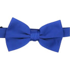M & R Clothing Stacy Adams royal blue pre-tied bow tie for formal suits and tuxedos