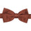 M & R Clothing Stacy Adams solid brown pre-tied bow tie for formal events and weddings