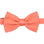 M & R Clothing Stacy Adams solid coral pre-tied bow tie for formal events