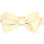 M & R Clothing Stacy Adams solid cream pre-tied bow tie for formal events and weddings