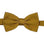 M & R Clothing Stacy Adams pre-tied solid gold bow tie for formal events and weddings