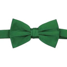 M & R Clothing Stacy Adams solid emerald green pre-tied bow tie for formal events