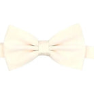 M & R Clothing Stacy Adams solid ivory pre-tied bow tie for formal events and weddings