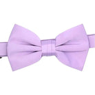 M & R Clothing Stacy Adams pre-tied solid lavender bow tie for formal events and weddings