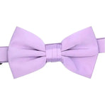 M & R Clothing Stacy Adams pre-tied solid lavender bow tie for formal events and weddings