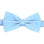 M & R Clothing Stacy Adams pre-tied light blue solid bow tie for formal events