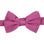 M & R Clothing Stacy Adams solid magenta pre-tied bow tie for formal events