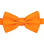 M & R Clothing Stacy Adams solid orange pre-tied bow tie for formal events and weddings