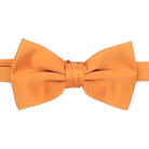 M & R Clothing Stacy Adams pre-tied solid orange bow tie for formal suits and tuxedos