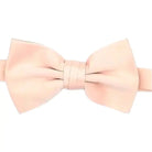 M & R Clothing Stacy Adams pre-tied solid light pink bow tie for formal events and weddings