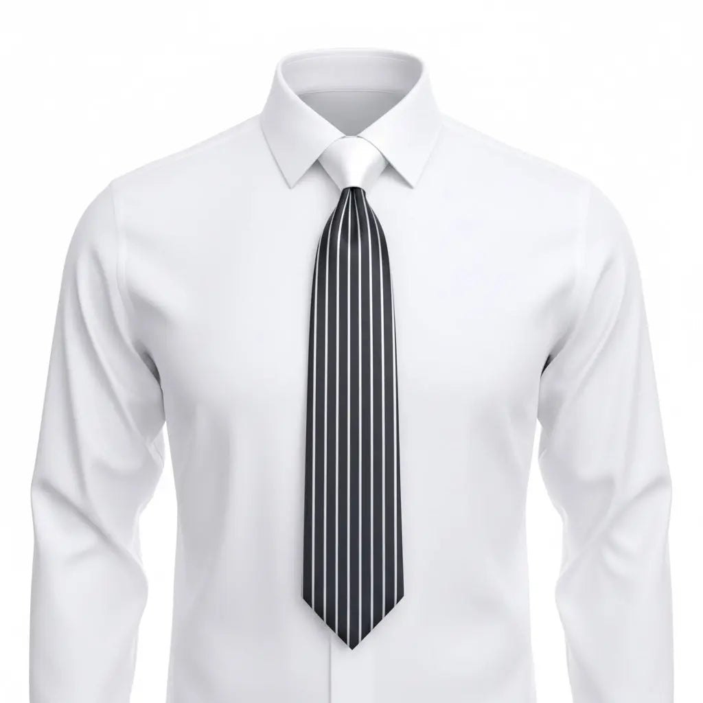 Stacy Adams Vertical Pinstripe Tie Set Stacy Adams  M & R Clothing Mens-Accessories